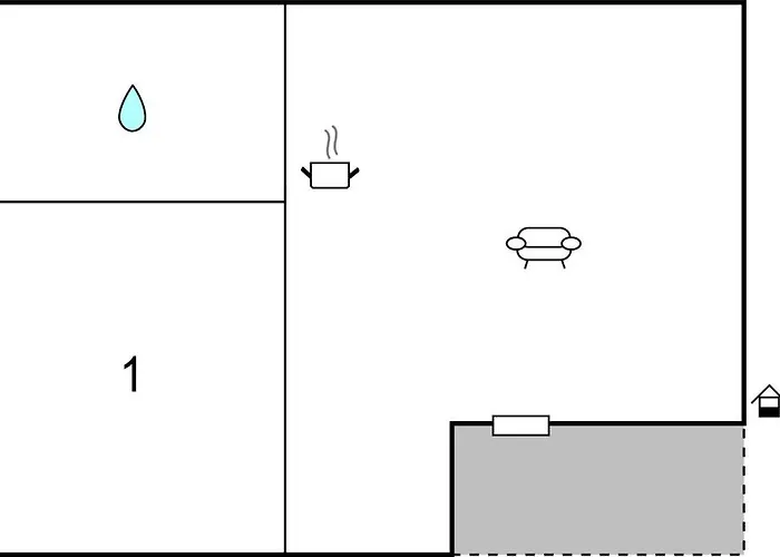 بيت للعطل 1 Bedroom Stunning In *